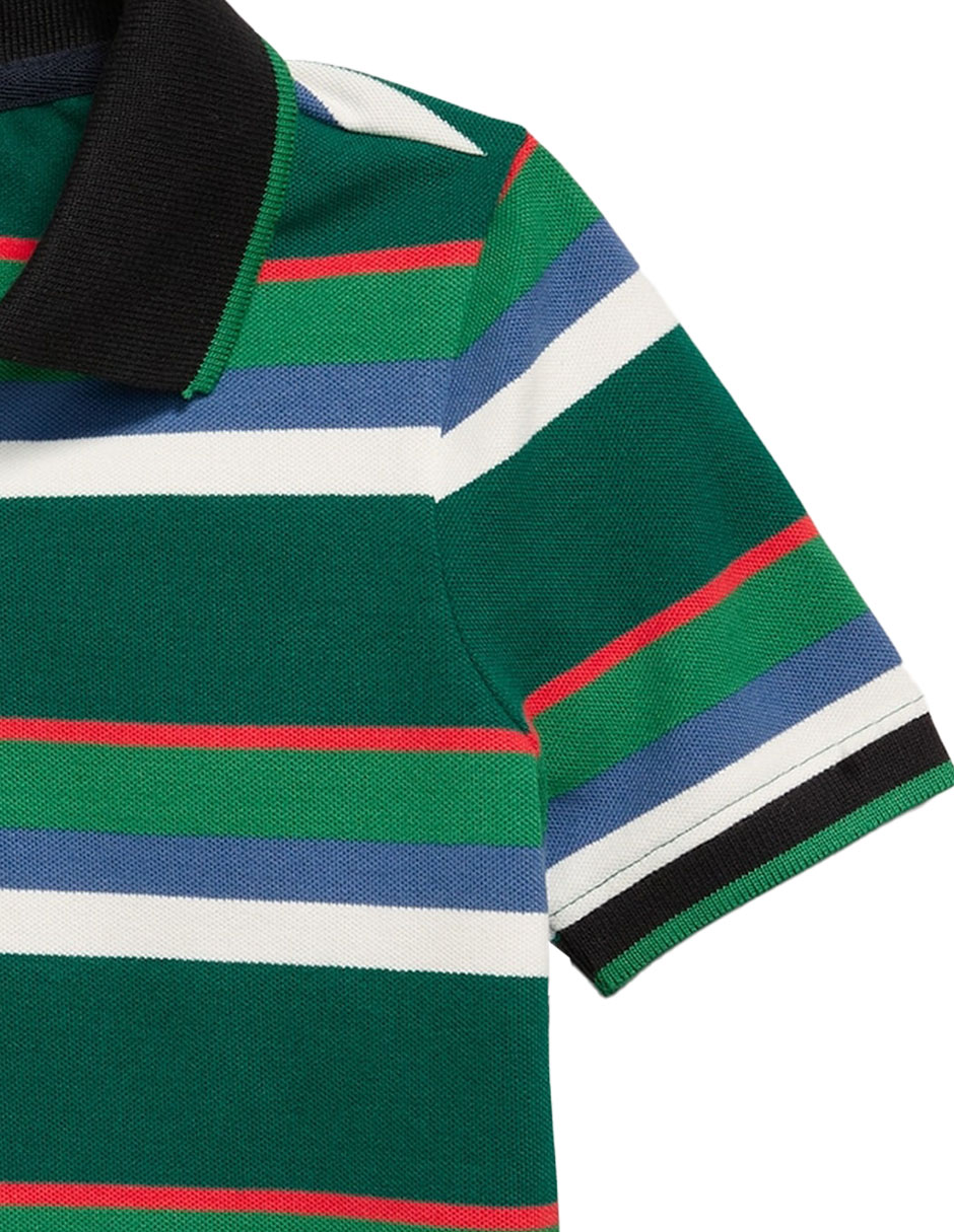 Playera tipo polo de algodón para bebé niño 2