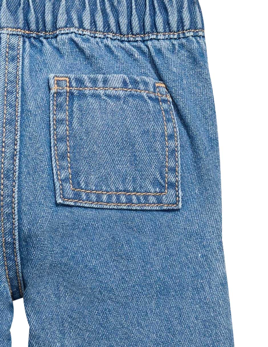 Jeans flare lavado obscuro para bebé niña 3