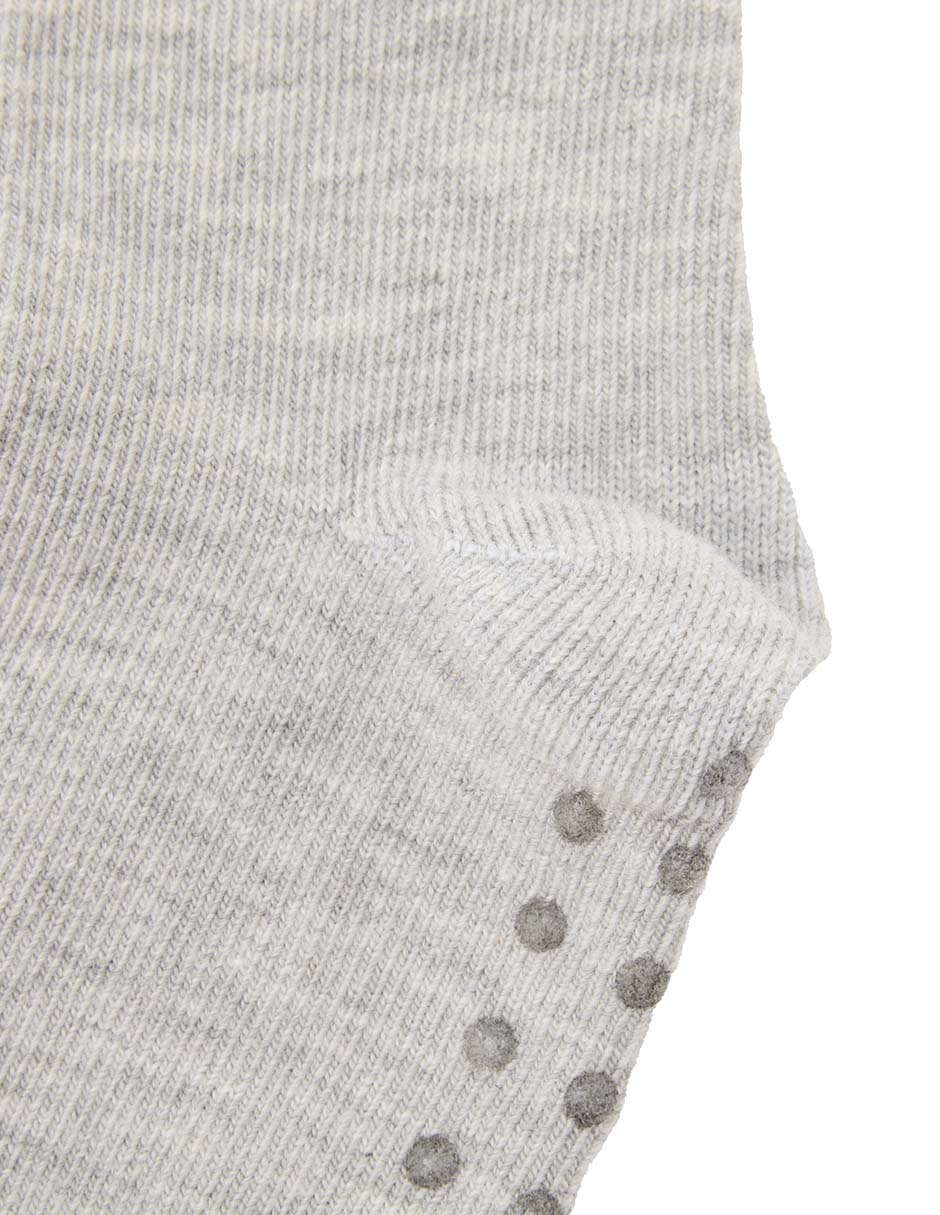 Set de calceta antiderrapante de algodón para bebé niña 3 pares 3