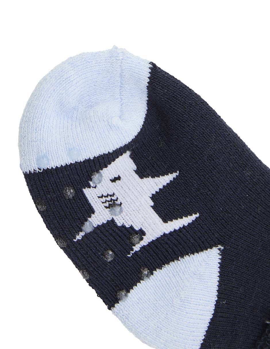 Set de tín antiderrapante de algodón para bebé niño 8 pares 3
