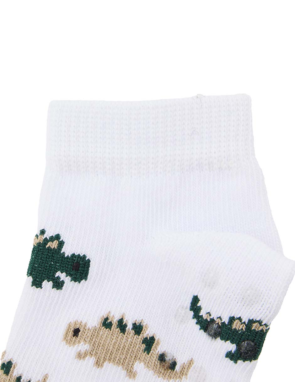 Set de tín antiderrapante de algodón para bebé niño 3 pares 2