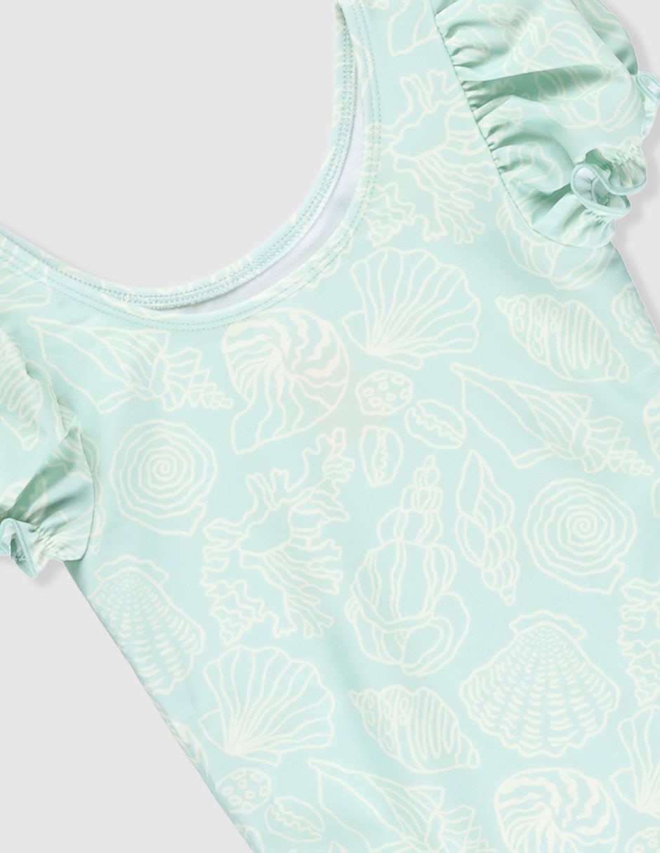 Traje de baño completo para niña 4