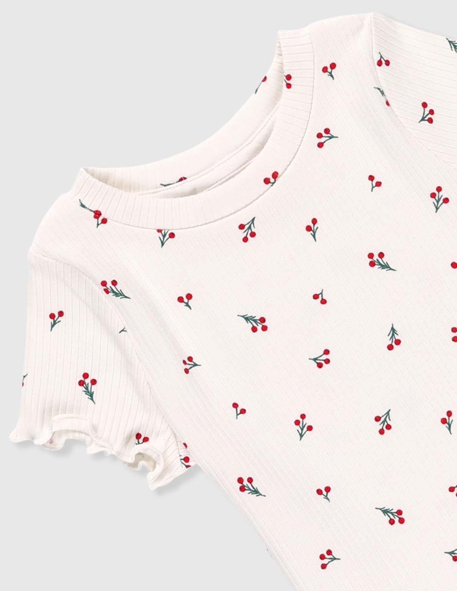 Playera manga corta para bebé niña 3