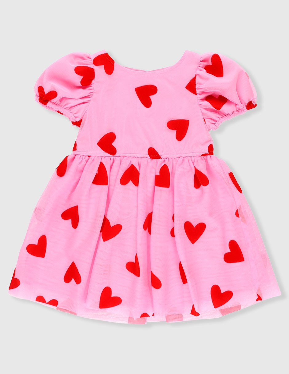 Vestido manga globo para niña Vestido manga globo para niña