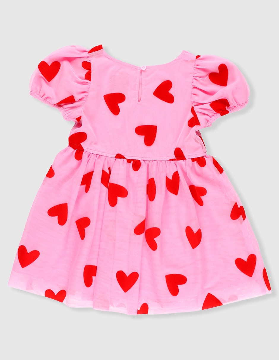 Vestido manga globo para niña 2