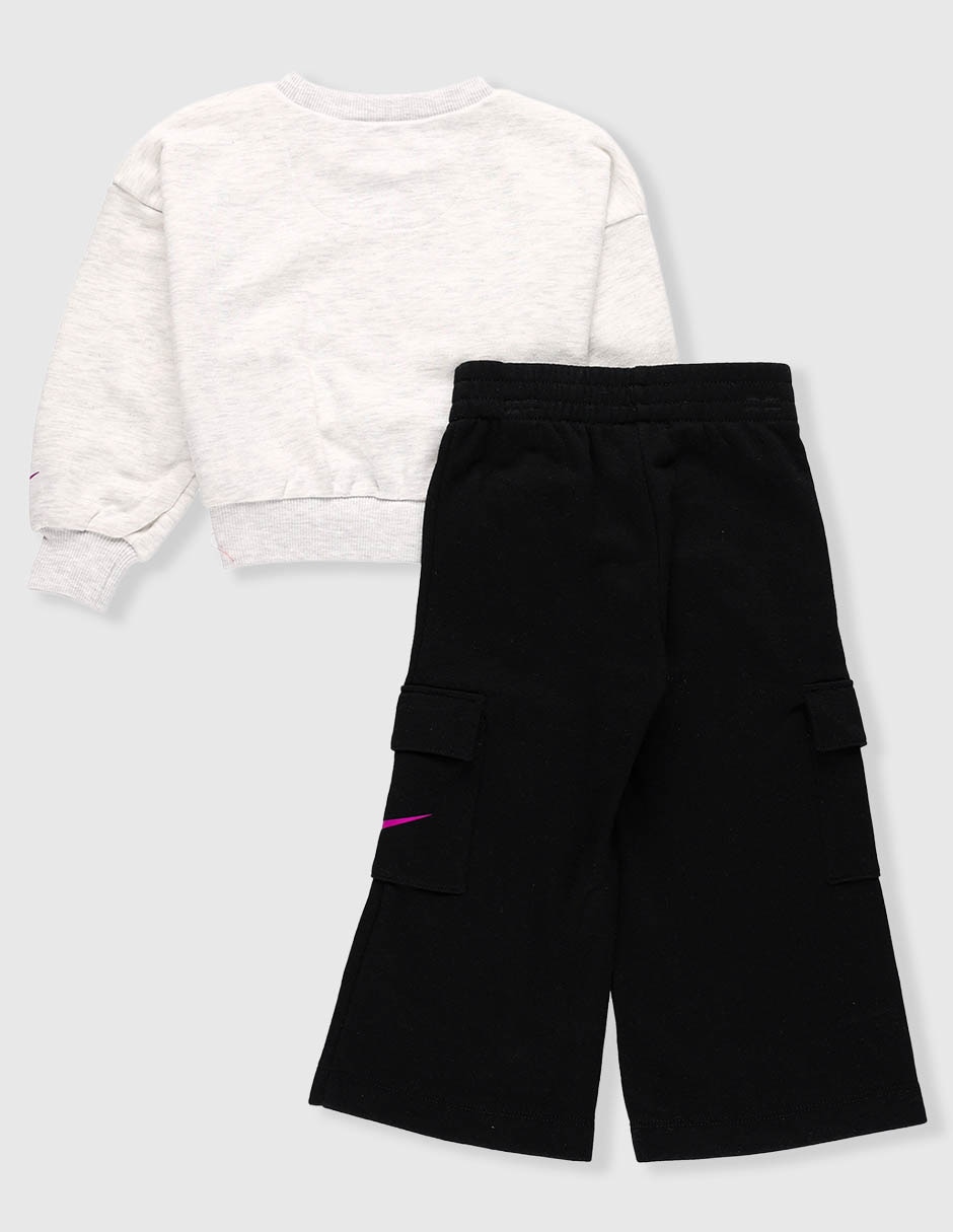 Conjunto pants de algodón para bebé niña 2