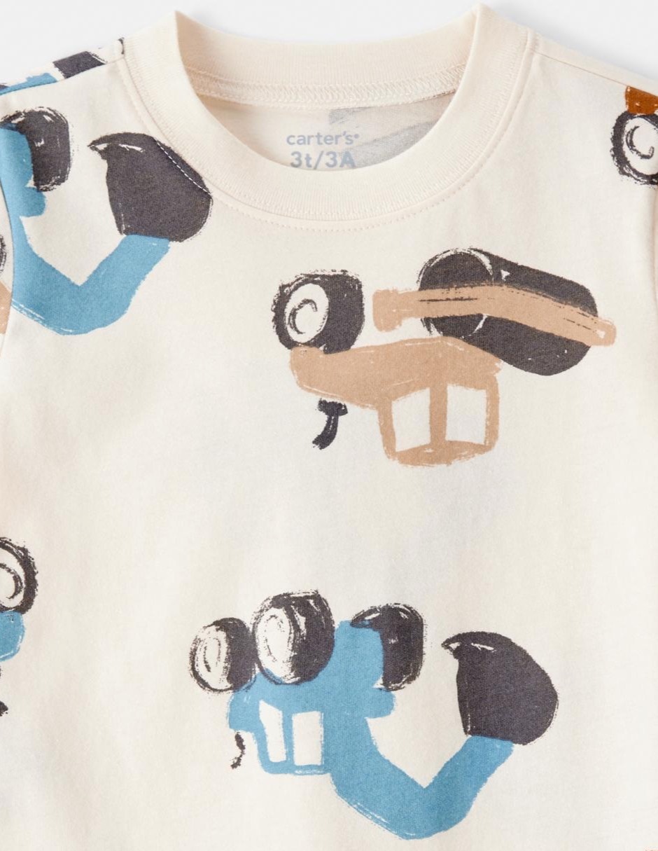 Playera Carters manga corta para niño 4