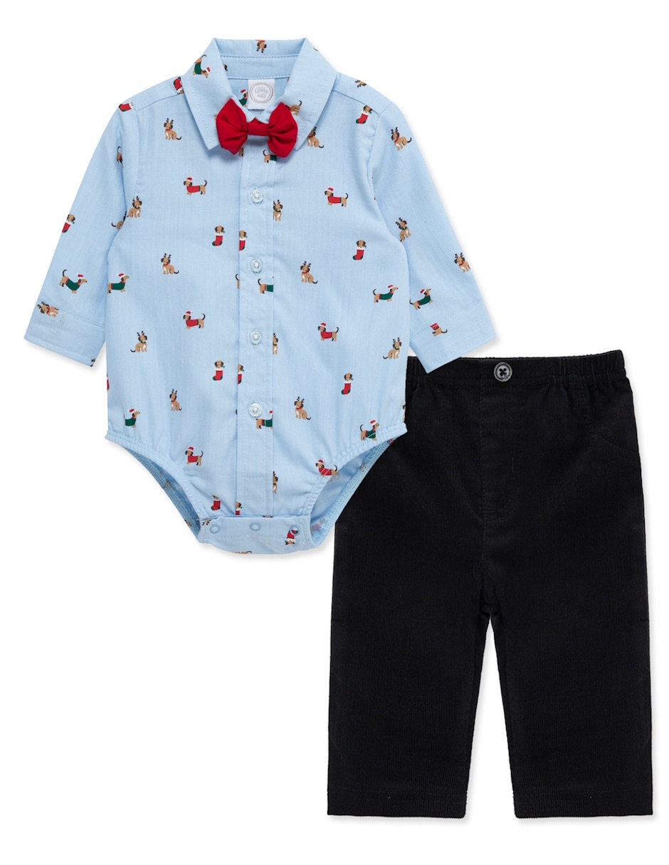 Conjunto casual de algodón para bebé niño 2 piezas Conjunto casual de algodón para bebé niño 2 piezas