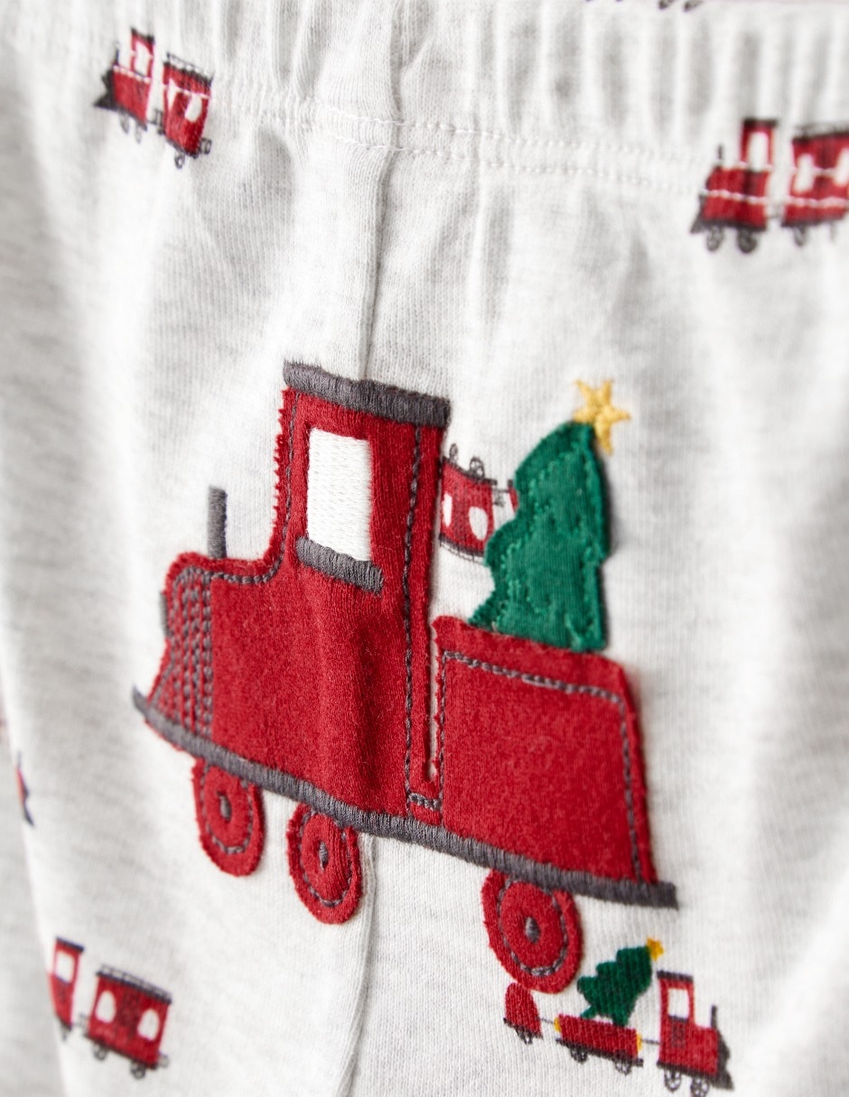 Conjunto navideño de algodón para bebé niño 3