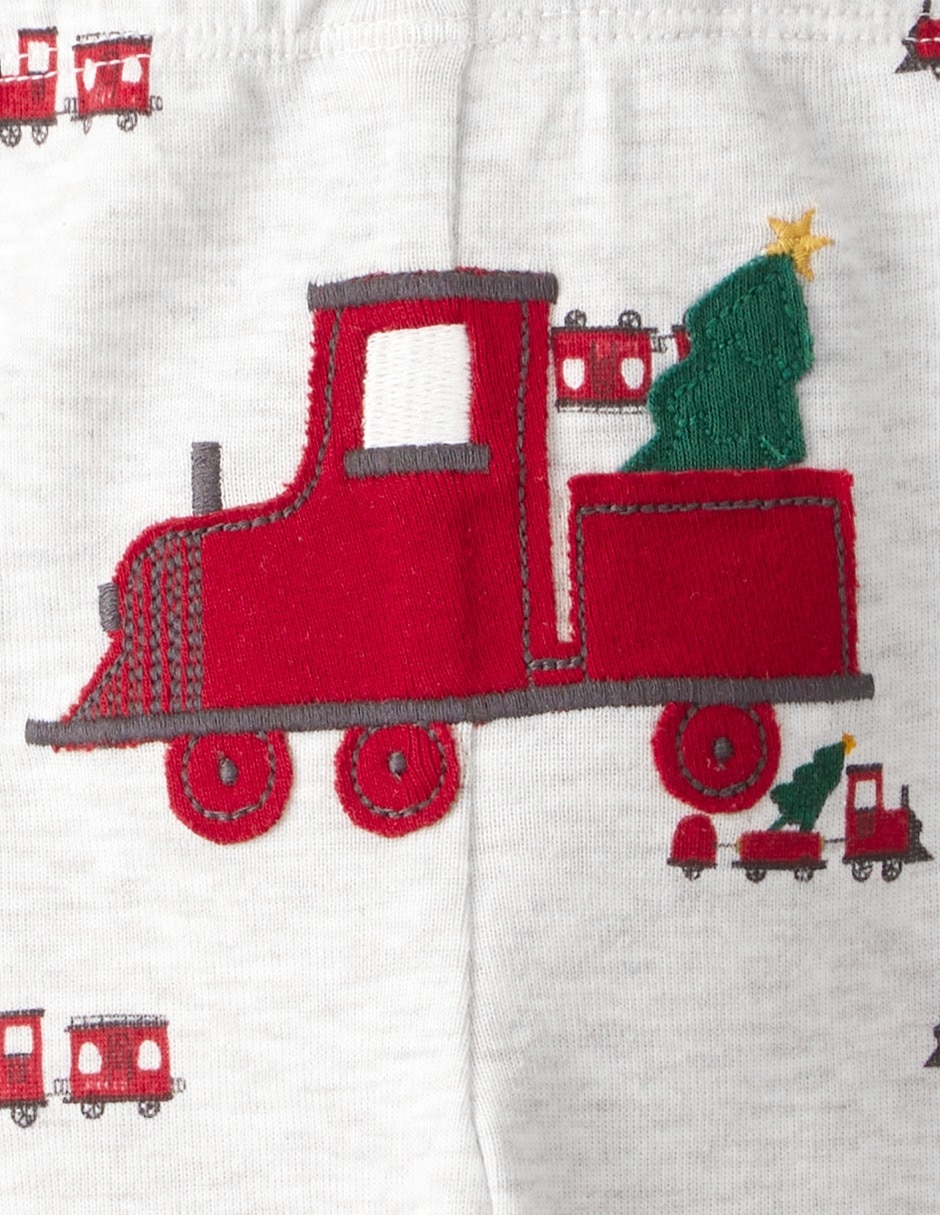 Conjunto navideño de algodón para bebé niño 5