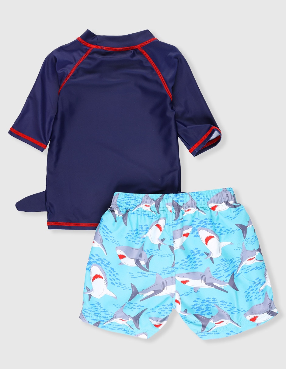 Traje de baño completo Matt & The Children's Place Tiburón para bebé niño 2