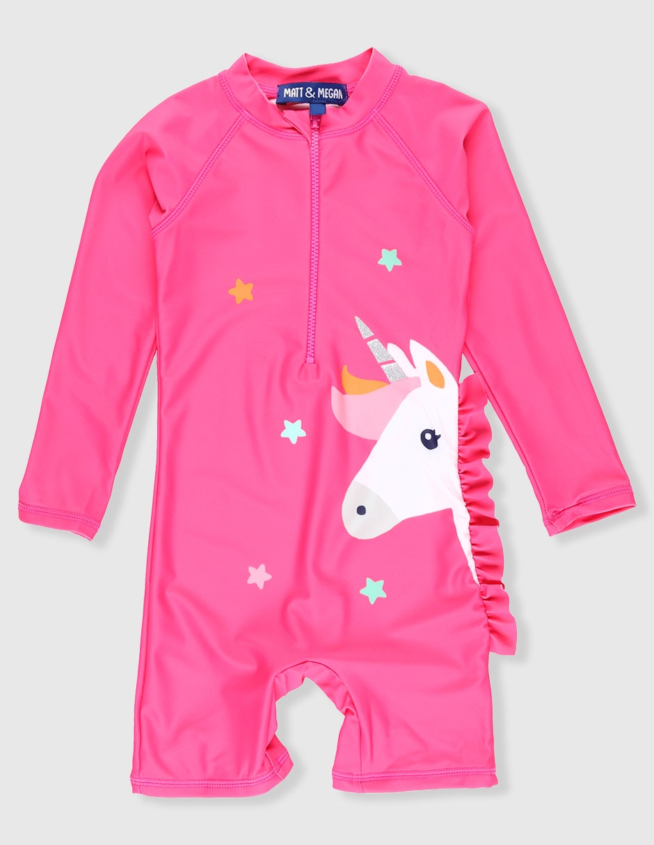 Traje de baño Matt & Unicornio para bebé niña