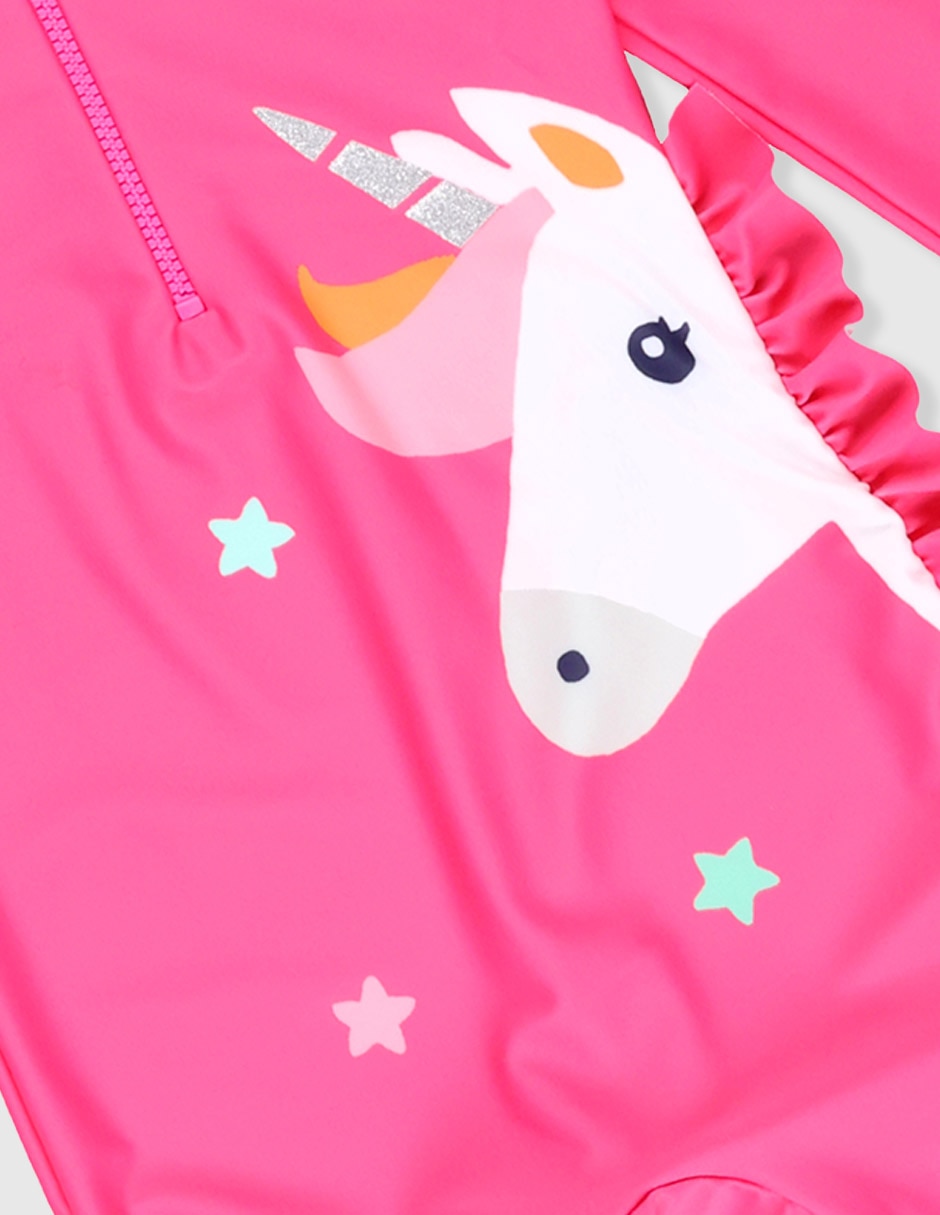 Traje de baño Matt & Unicornio para bebé niña 4