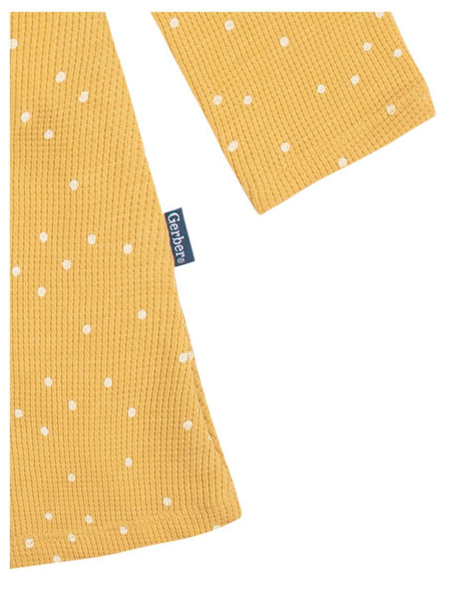 Vestido manga acampanada para niña 4