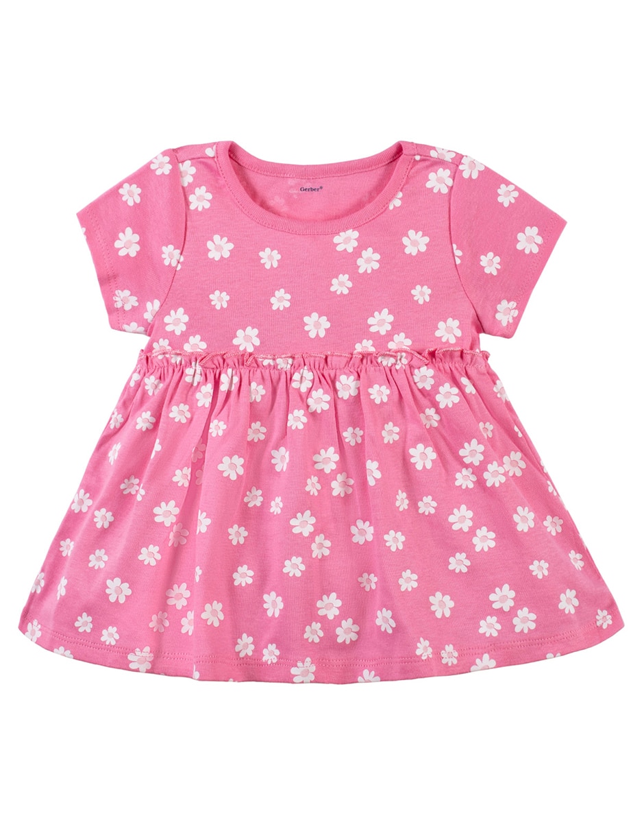 Set vestido manga acampanada para bebé niña 2