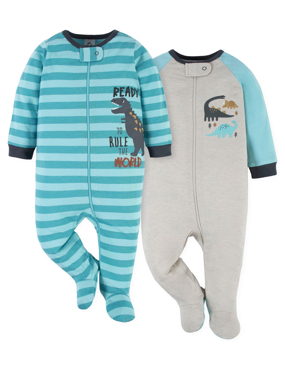 Set de mamelucos de algodón para bebé niño