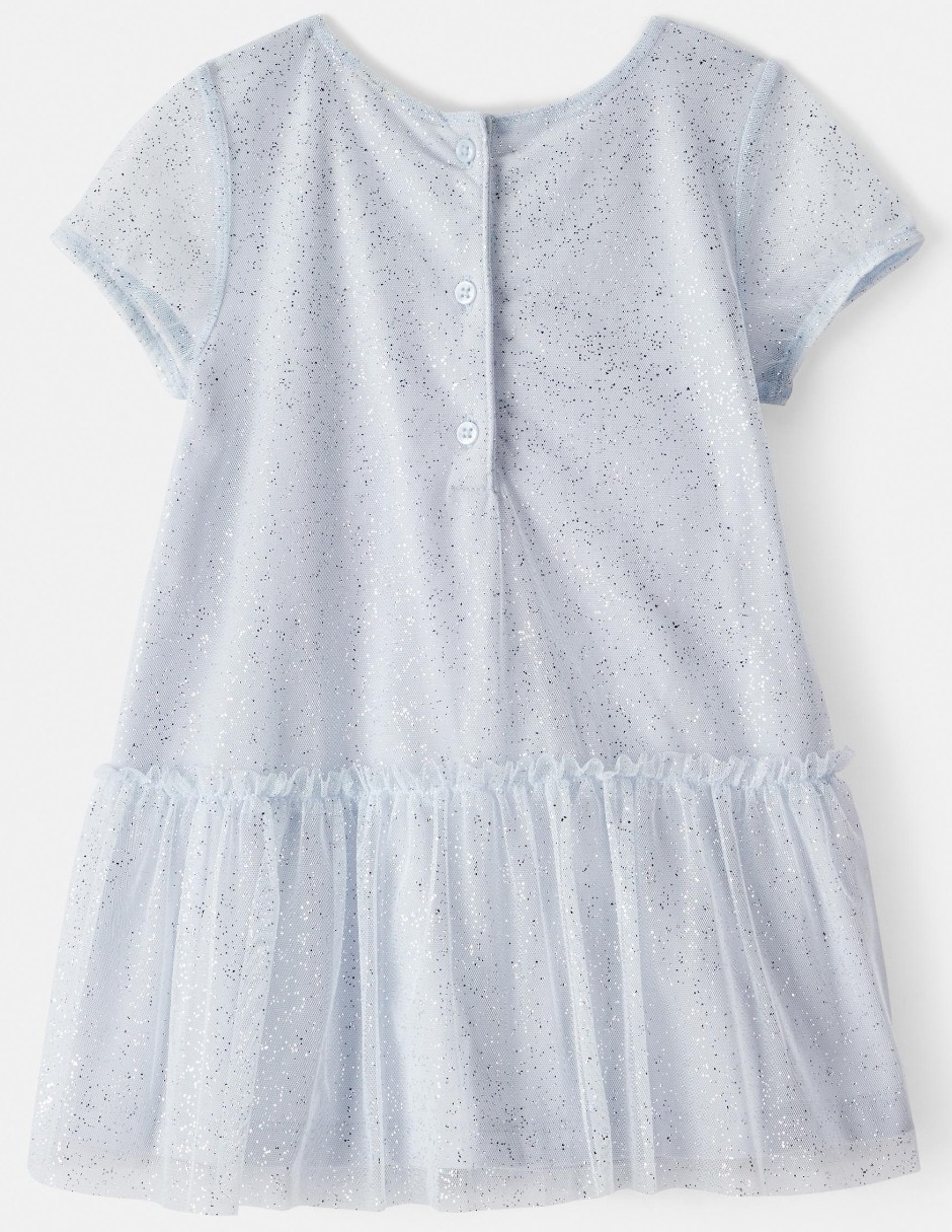 Vestido manga regular para bebé niña 3