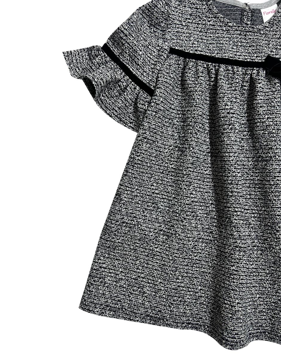 Vestido manga mariposa para bebé niña 3
