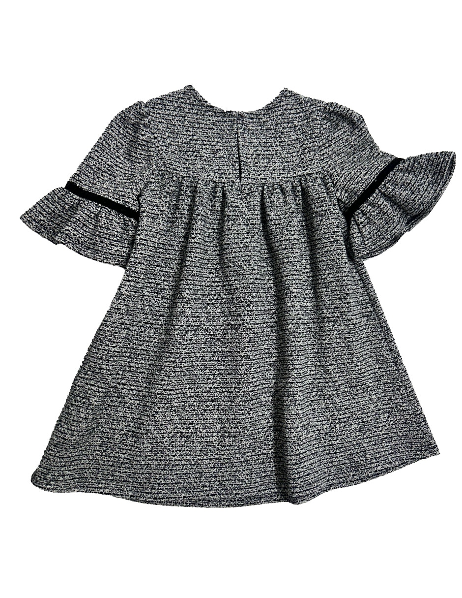 Vestido manga mariposa para bebé niña 4