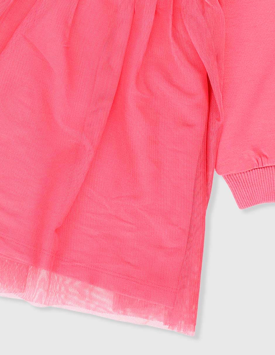 Vestido manga larga para bebé niña 4