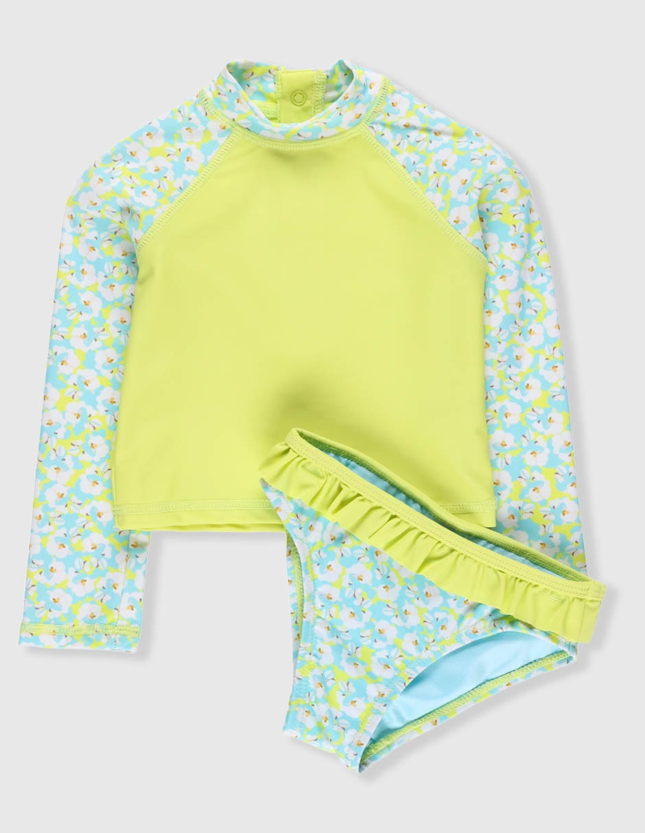Traje de baño conjunto para bebé niña