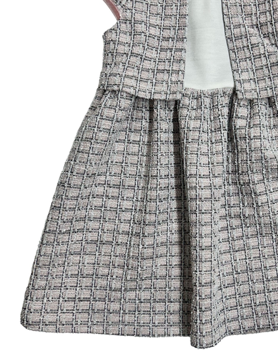 Vestido manga cap para niña 2