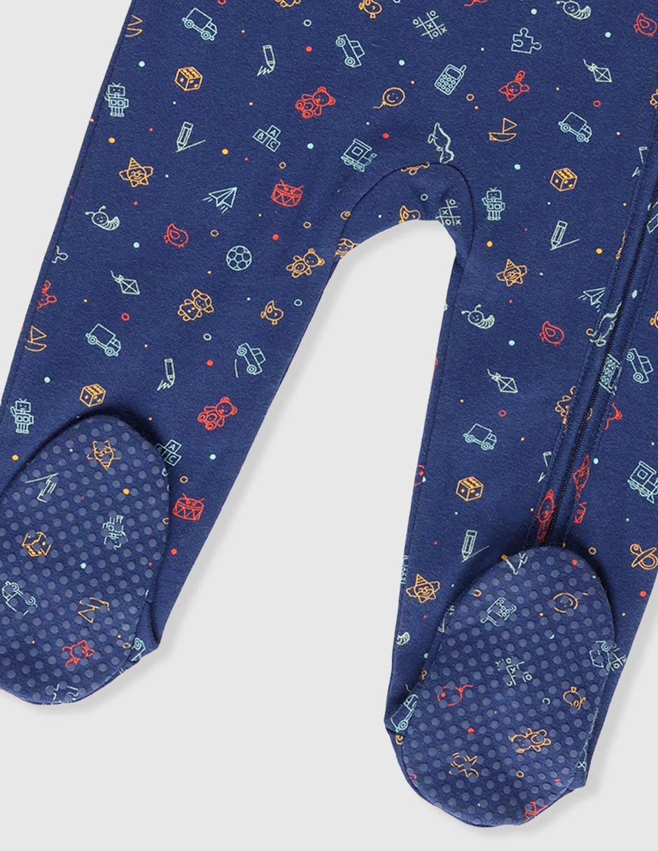 Set de mamelucos de algodón para bebé niño 4