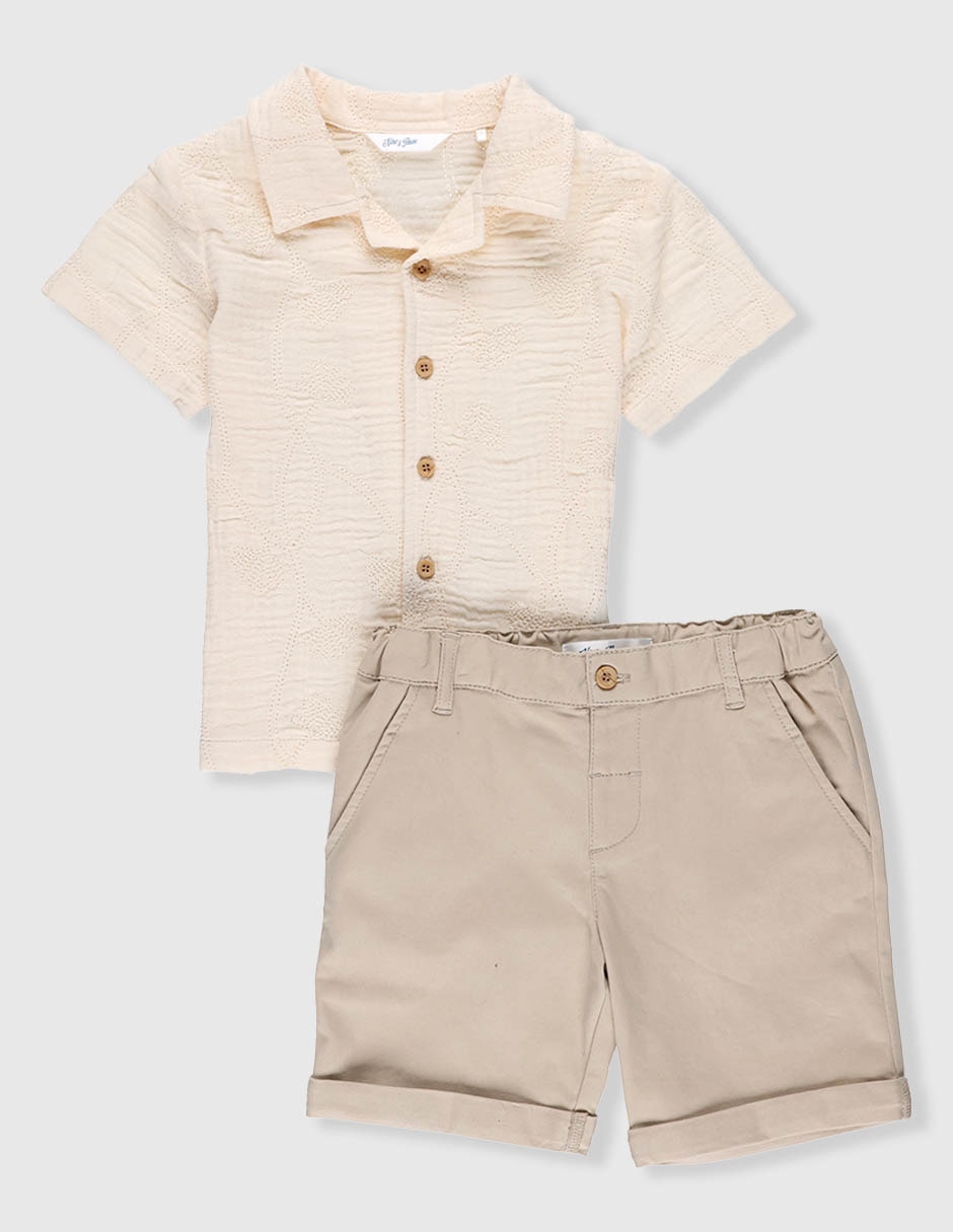 Conjunto casual de algodón para bebé niño