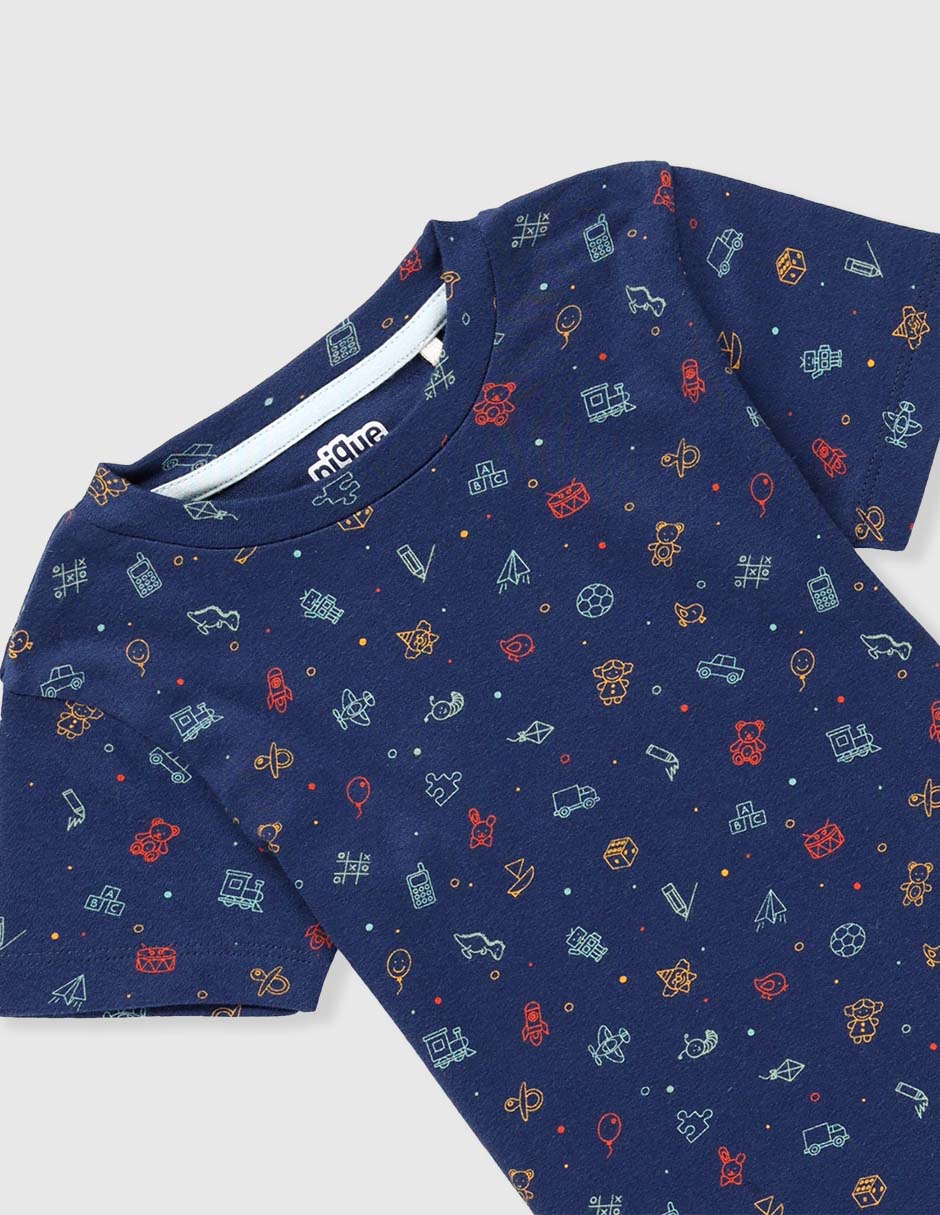 Set playera Baby manga corta para niño 4