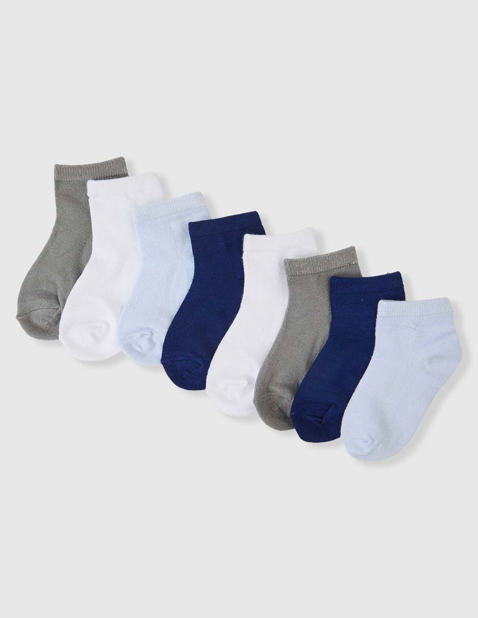 Set de calcetín de algodón para bebé niño 8 pares