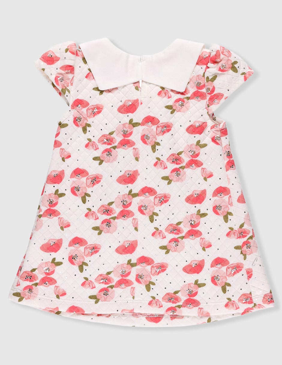 Vestido manga cap para bebé niña 2