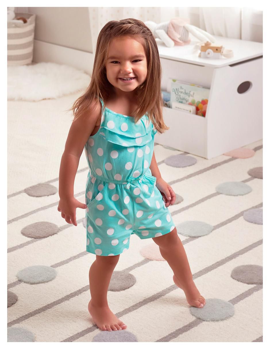 Romper de algodón para niña 7