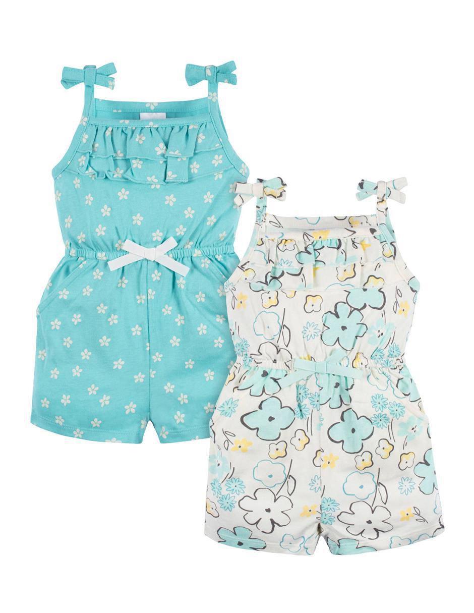 Set romper de algodón para bebé niña Set romper de algodón para bebé niña