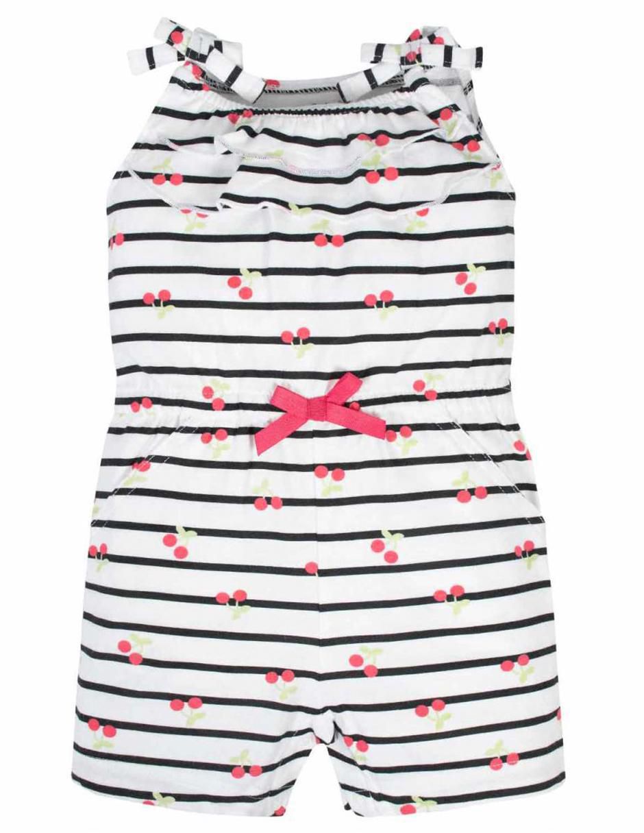 Set romper de algodón para niña 3