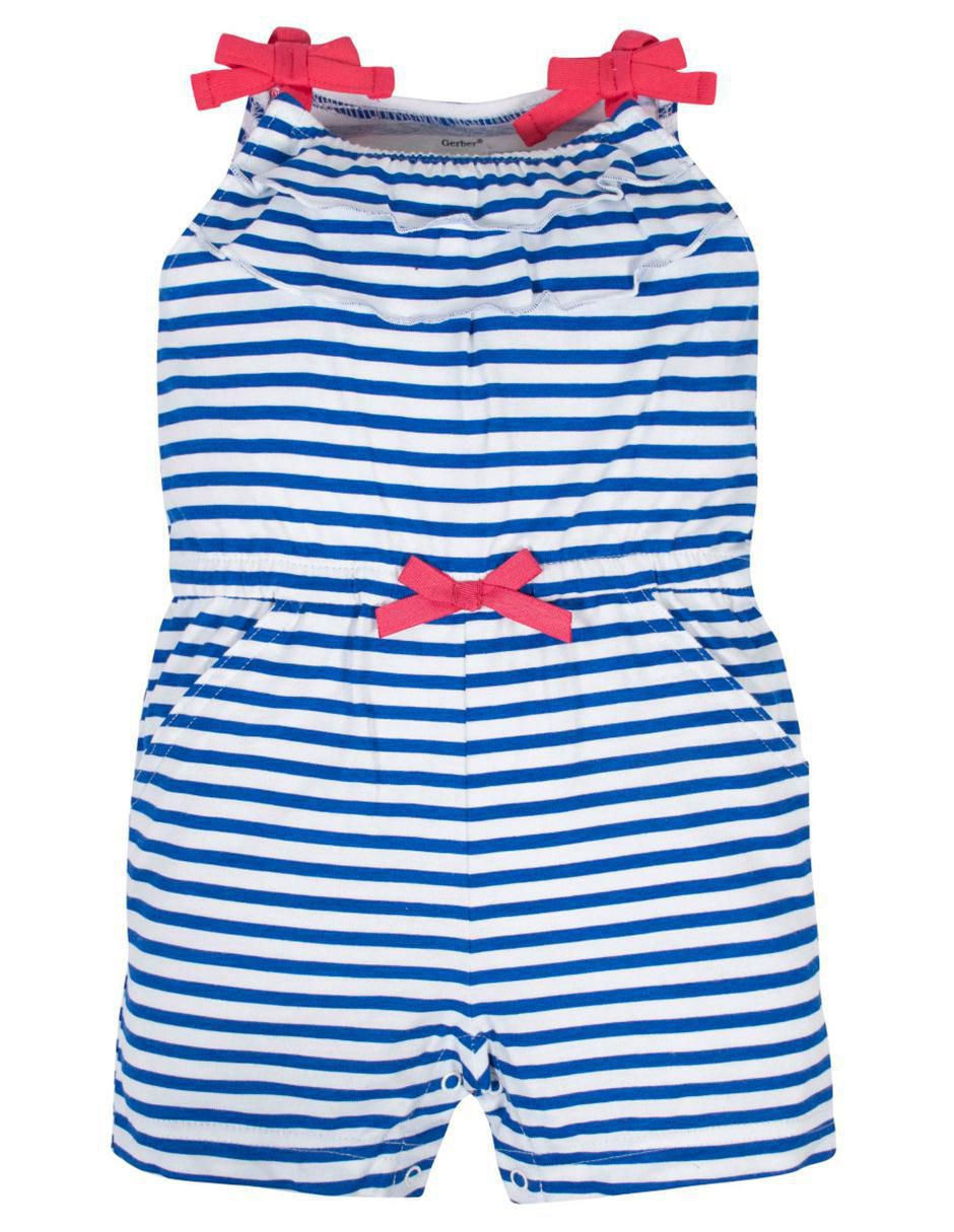 Set romper de algodón para niña 2