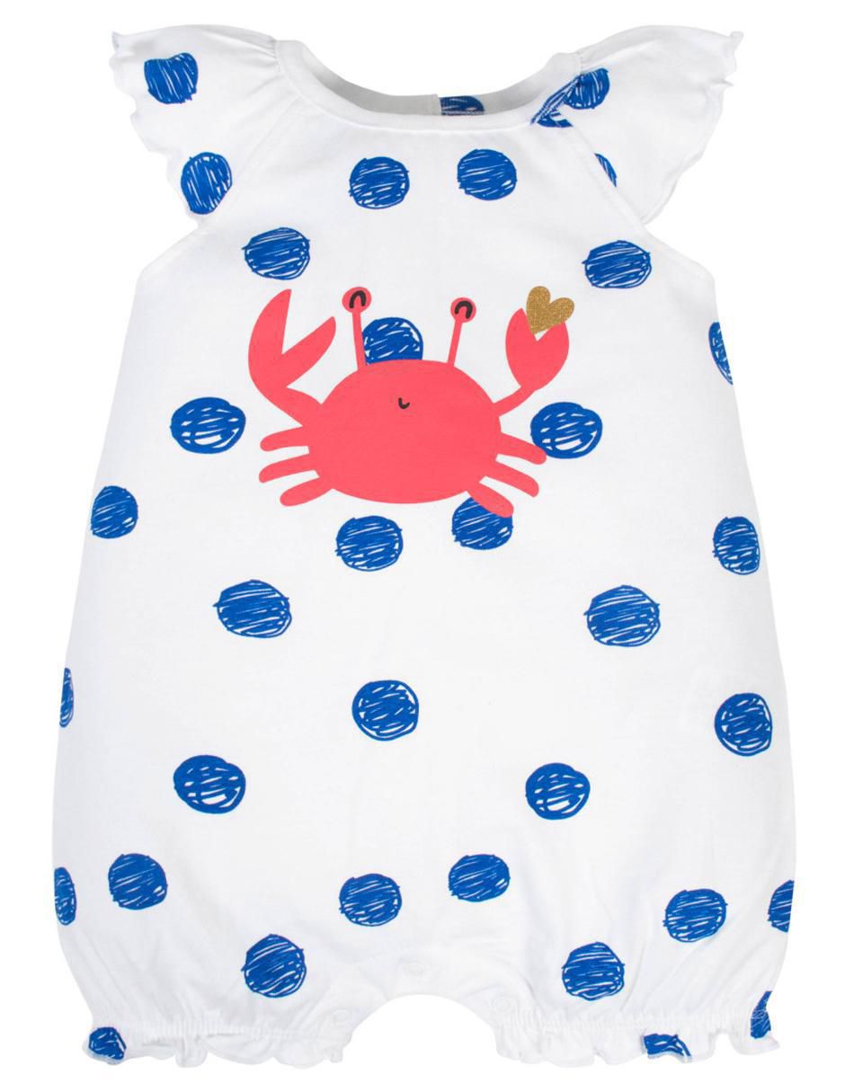 Set romper de algodón para niña 3