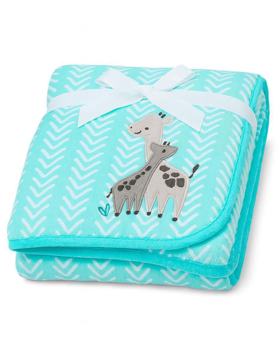 Set cobijas térmica de tejido suave baby animal para bebé 2