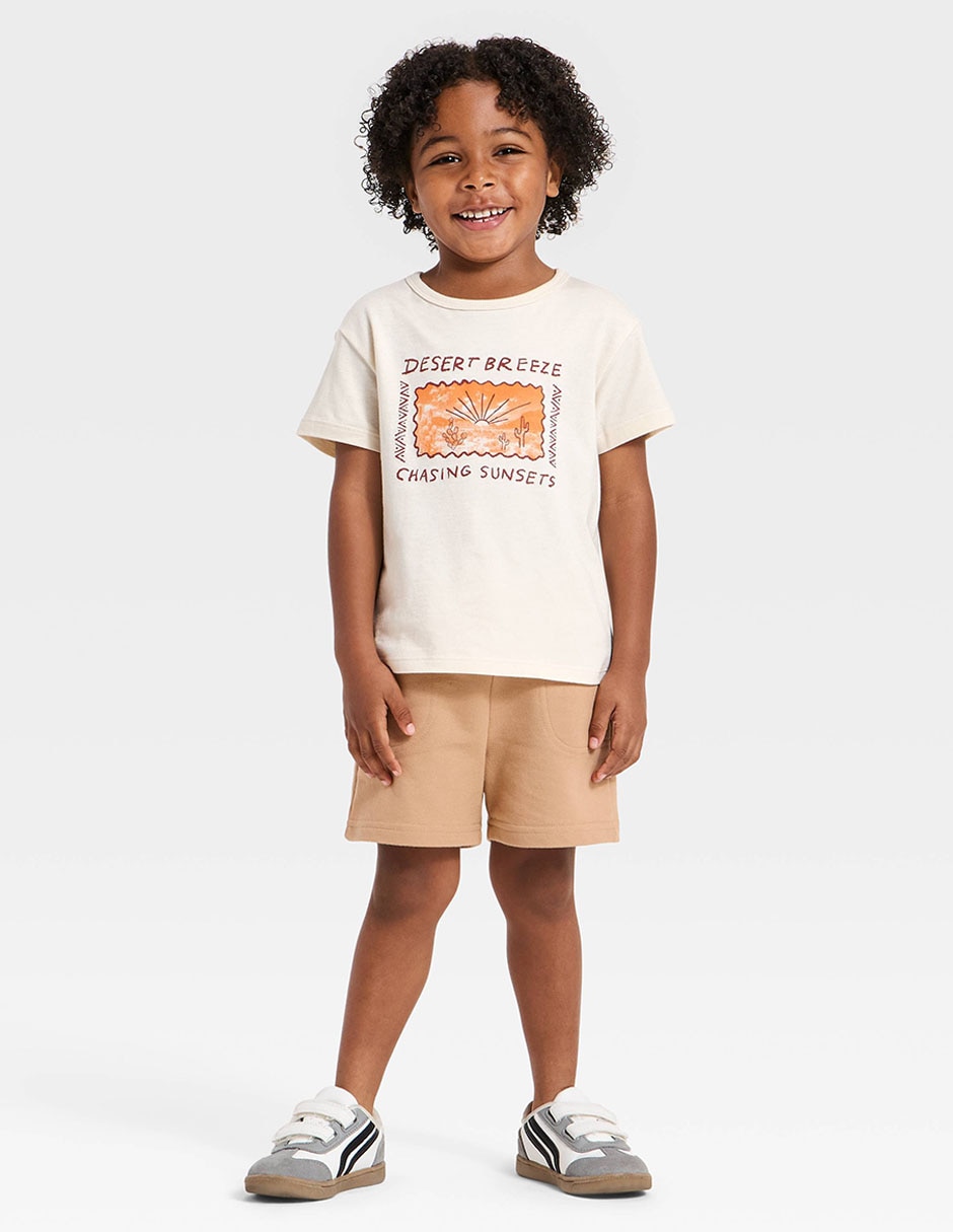 Playera manga corta para niño 3