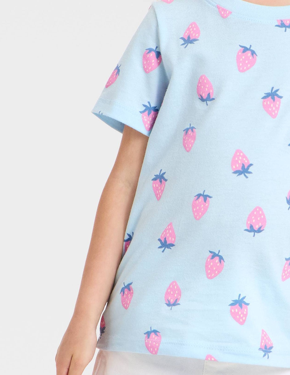 Playera manga corta para niña 4