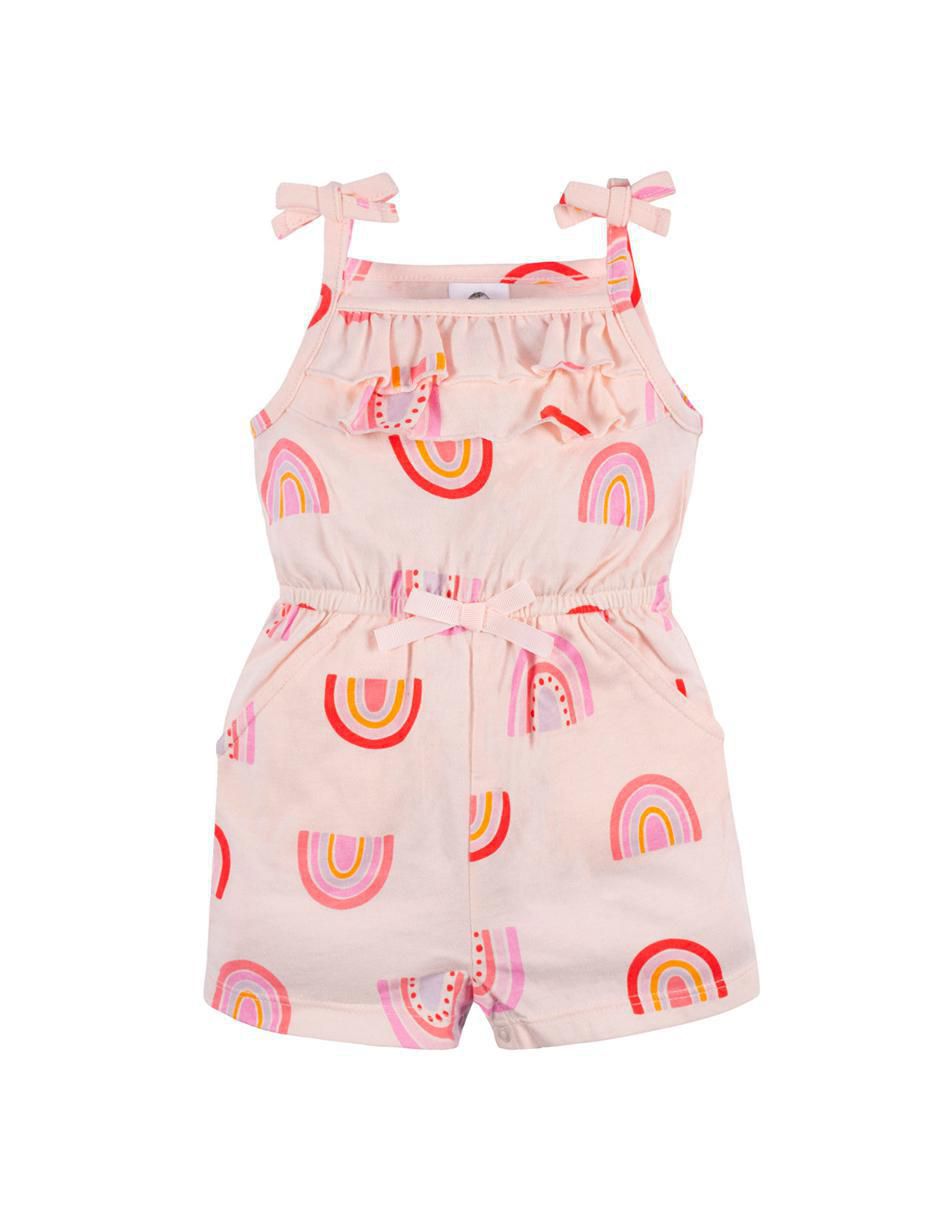 Set romper de algodón para bebé niña 3