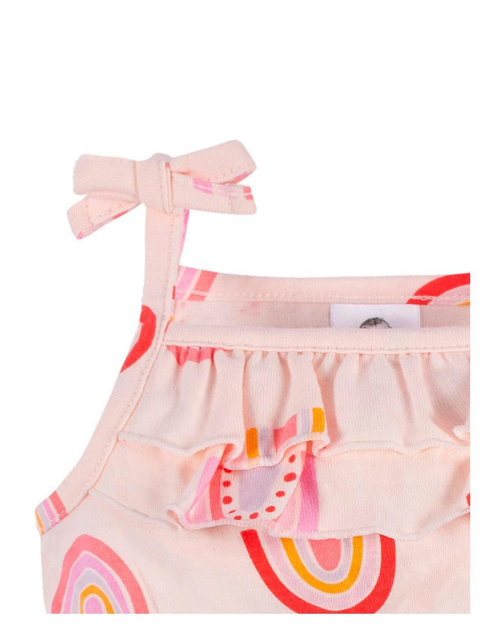 Set romper de algodón para bebé niña 6