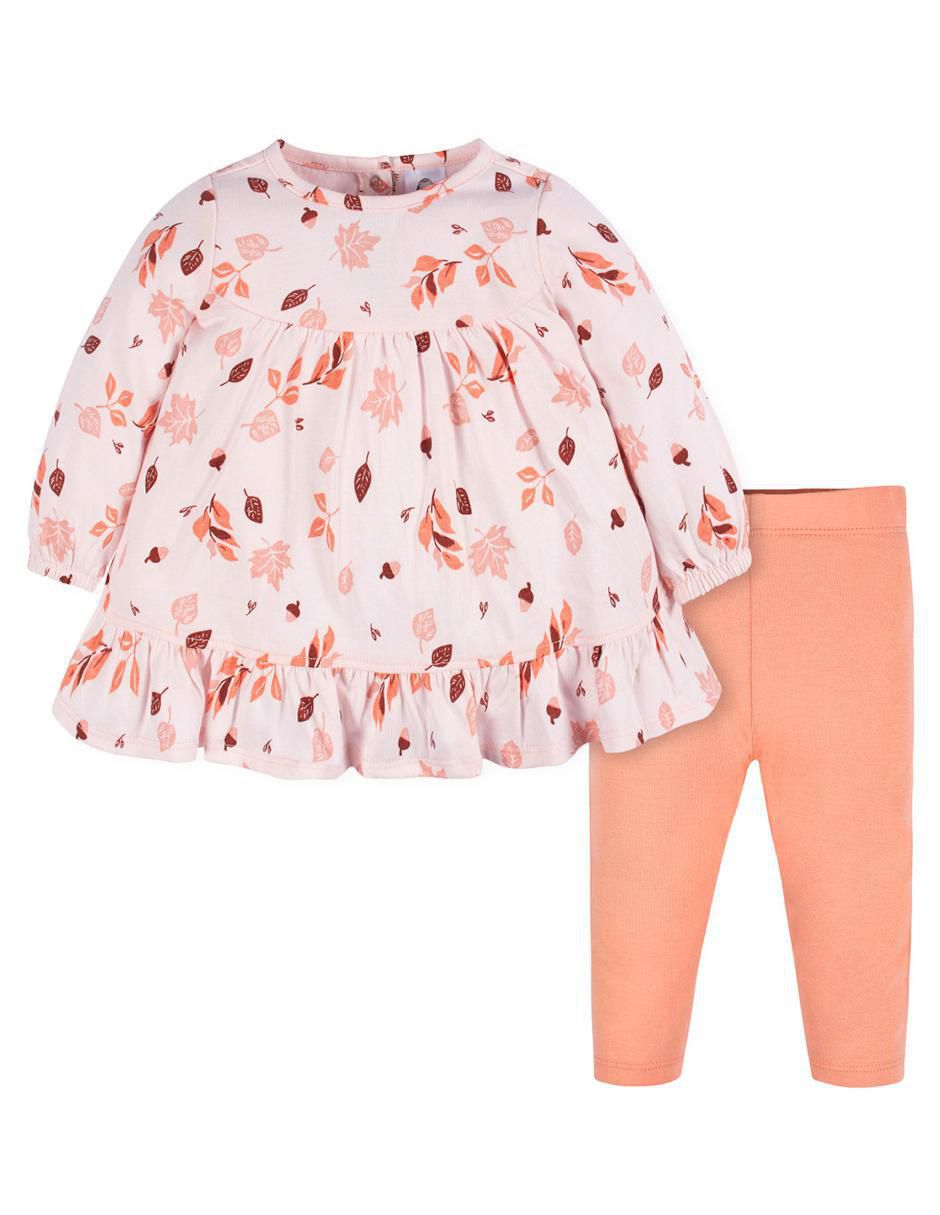 Conjunto de algodón para bebé niña 2 piezas Conjunto de algodón para bebé niña 2 piezas