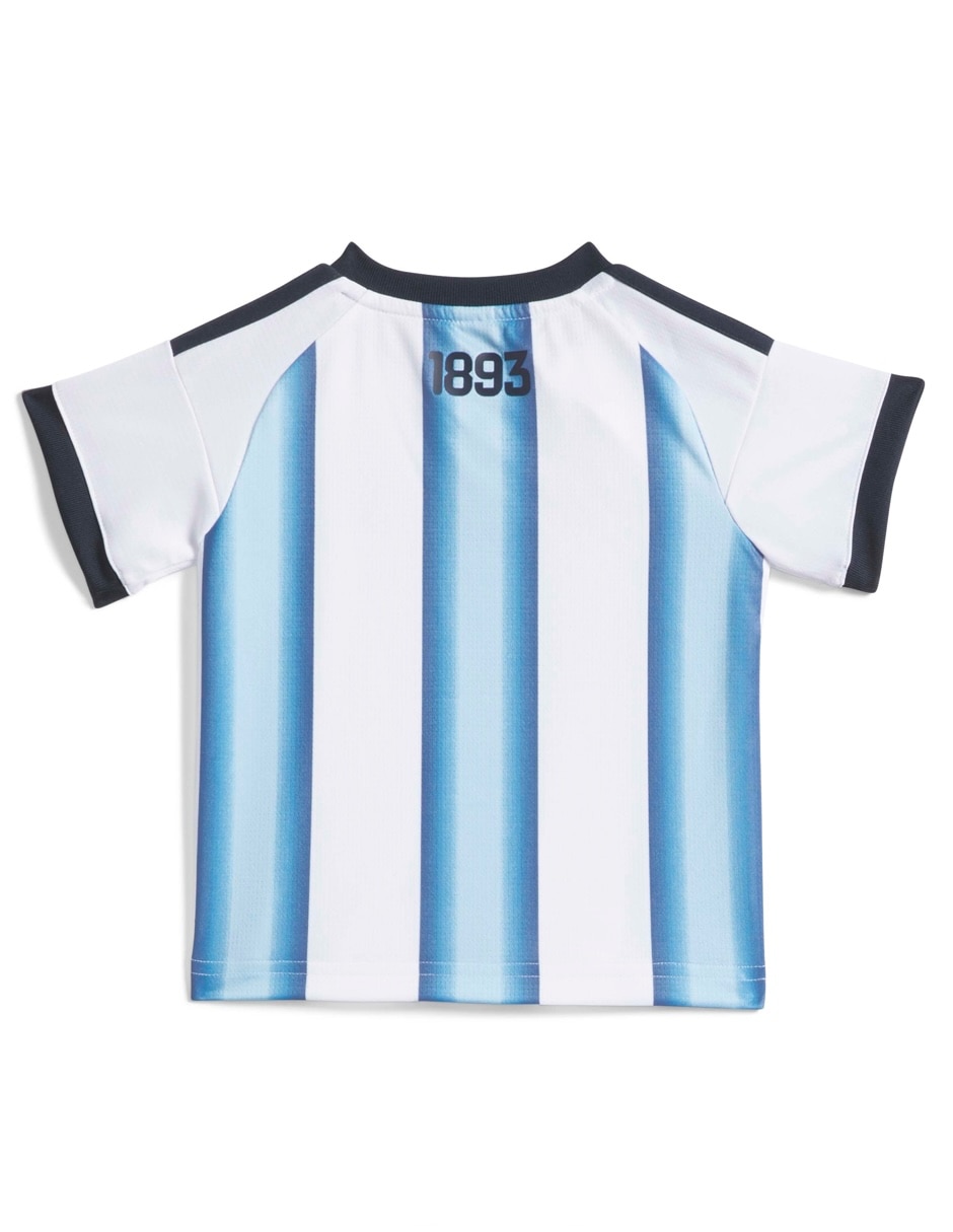 Conjunto deportivo argentina afa "de" algodón "para" bebé unisex 2 piezas 5