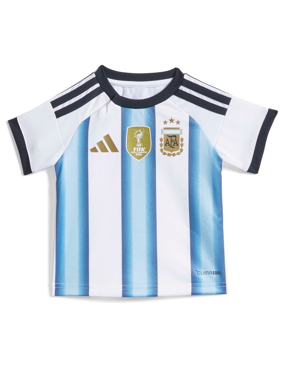 Conjunto deportivo argentina afa "de" algodón "para" bebé unisex 2 piezas 6