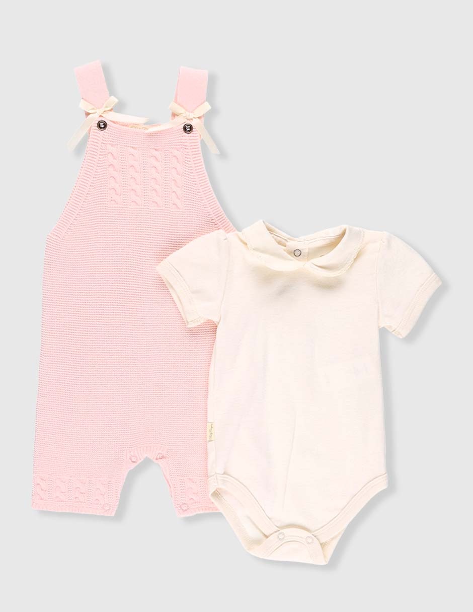 Conjunto de algodón para bebé niña