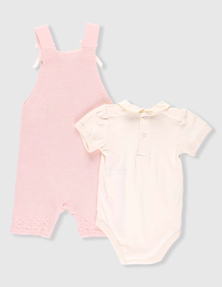 Conjunto de algodón para bebé niña 2