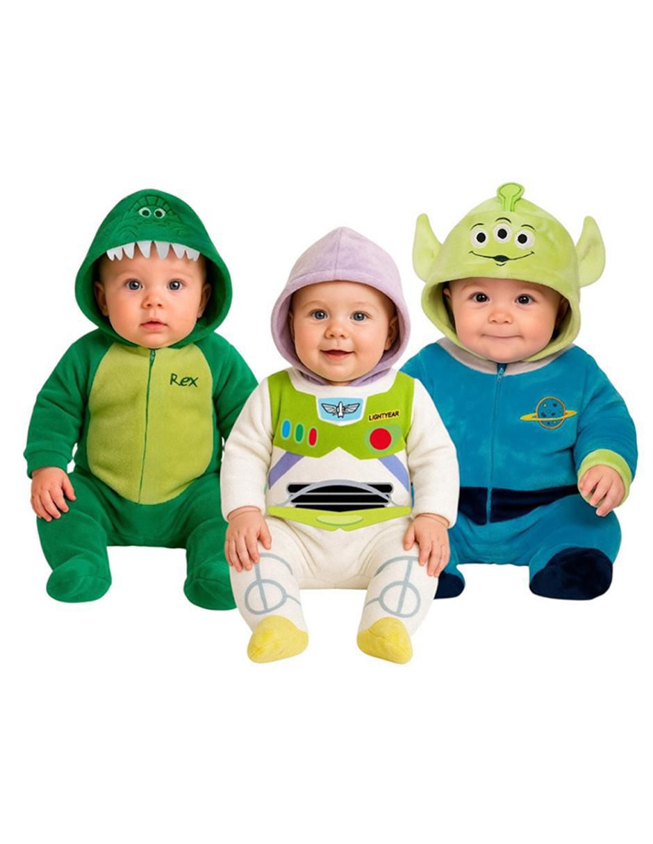 Set de mamelucos Rex, Buzz y Alien para bebé niño Set de mamelucos Rex, Buzz y Alien para bebé niño