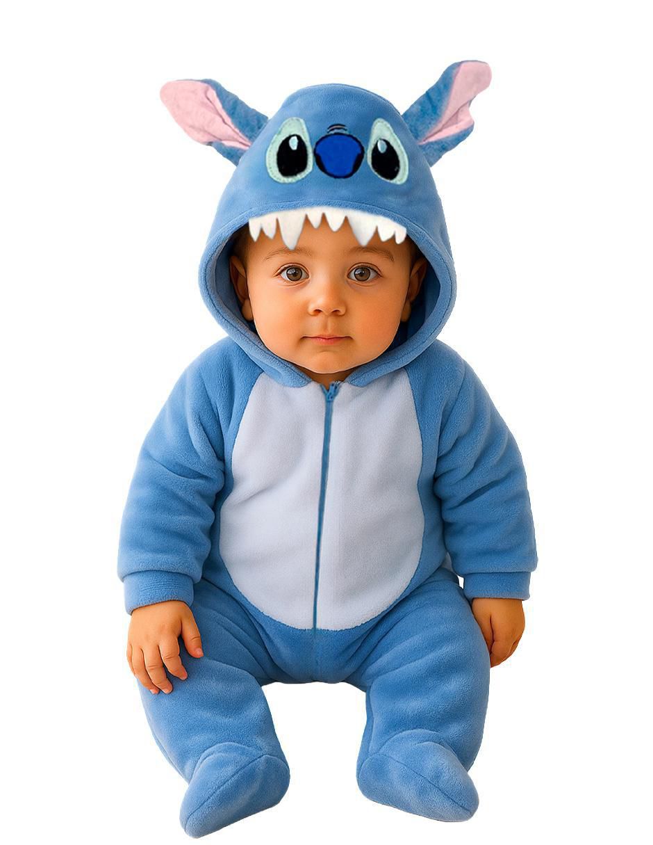 Set de mamelucos Rex, Pooh y Stitch para bebé 4