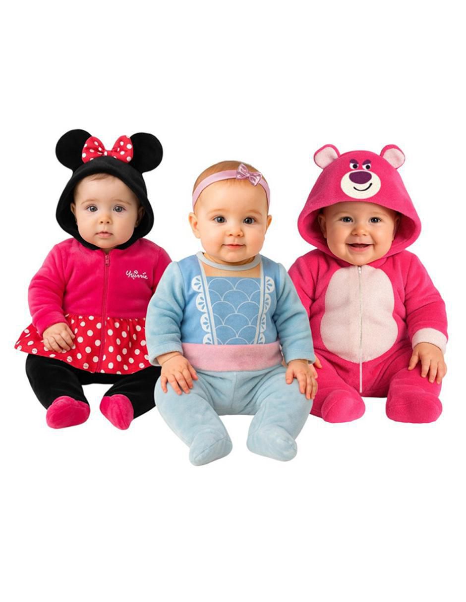 Set de mamelucos Minnie, Bo Peep y Lotso para bebé niña Set de mamelucos Minnie, Bo Peep y Lotso para bebé niña