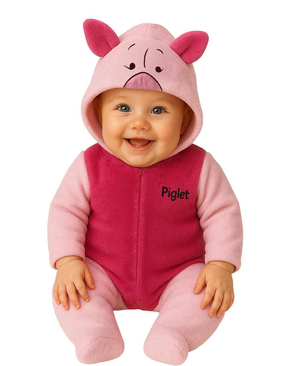 Set de mamelucos Tigger, Pooh, Igor, Piglet para bebé 4